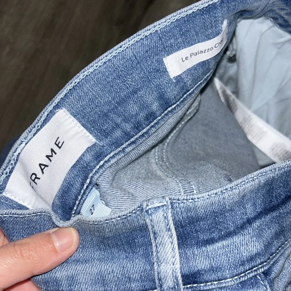 FRAME Le Palazzo Crop high-waisted jeans - Picture 12 of 13